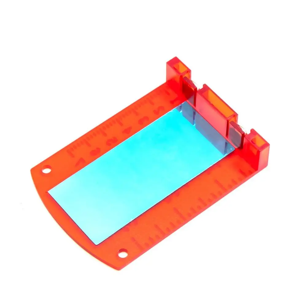 

2Pcs Red/Green Laser Level Target Board Magnetic Reflective Line Beam Distance Plate Multi-purpose Double Scale