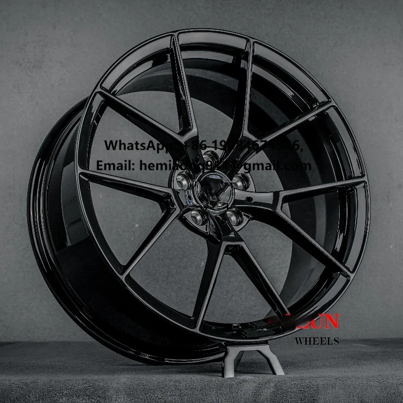 

Bolun Custom for BMW Oem Forged Aluminum Car Wheels Satin Black 5x120 5x112 Front Passenger Models E46 E39 E36 G30 E60 E31 35mm