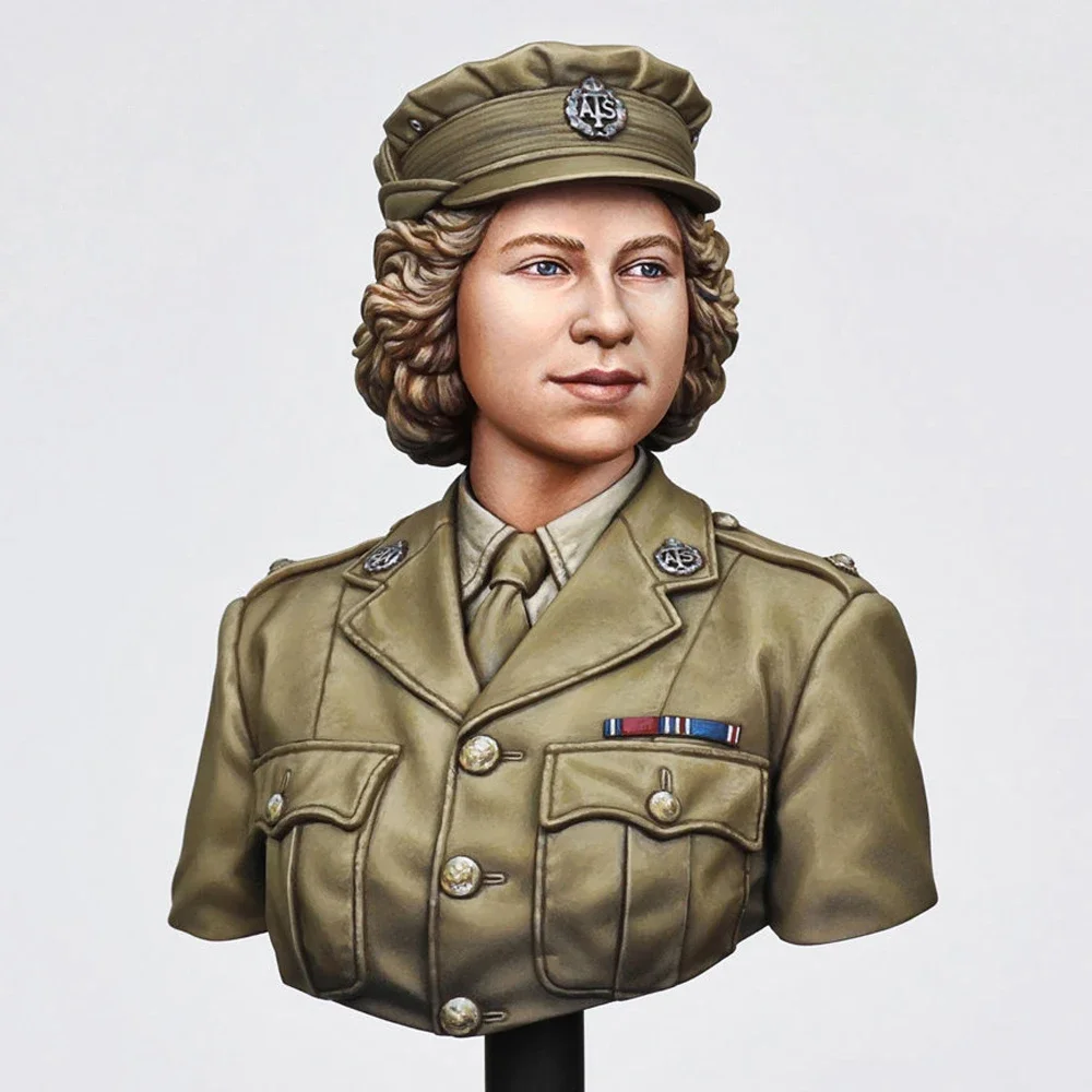 1/10 Prinzessin Elizabeth, Resin-Modellfigur, Büste, GK, Militärthema aus dem Zweiten Weltkrieg, unmontierter und unbemalter Bausatz