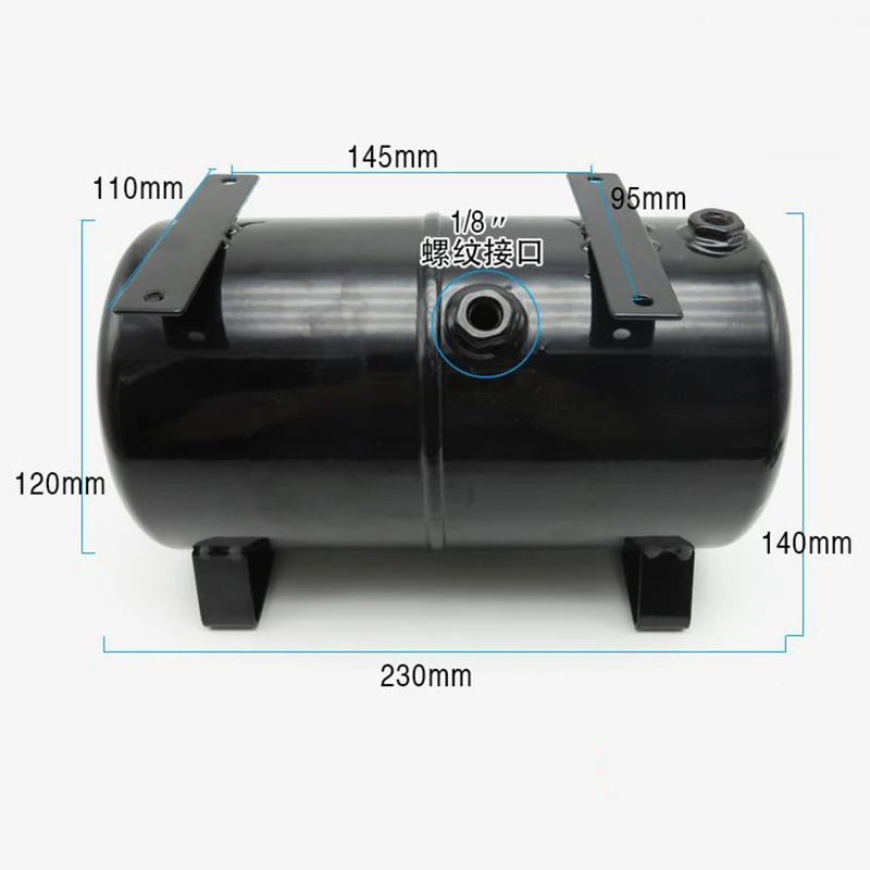 3L Air Storage Tank Air Tank Model Air Pump Air Compressor Spray Pump Tattoo Spraying Air Compressor Tank