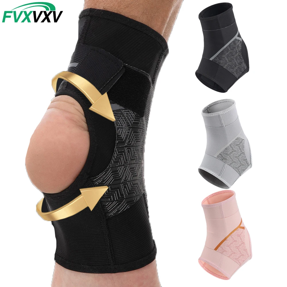 1PCS Ankle Brace For Women & Men, Compression Sleeve with Flex Strap, Foot Support for Sports, Sprained Ankle, Achilles Tendonit