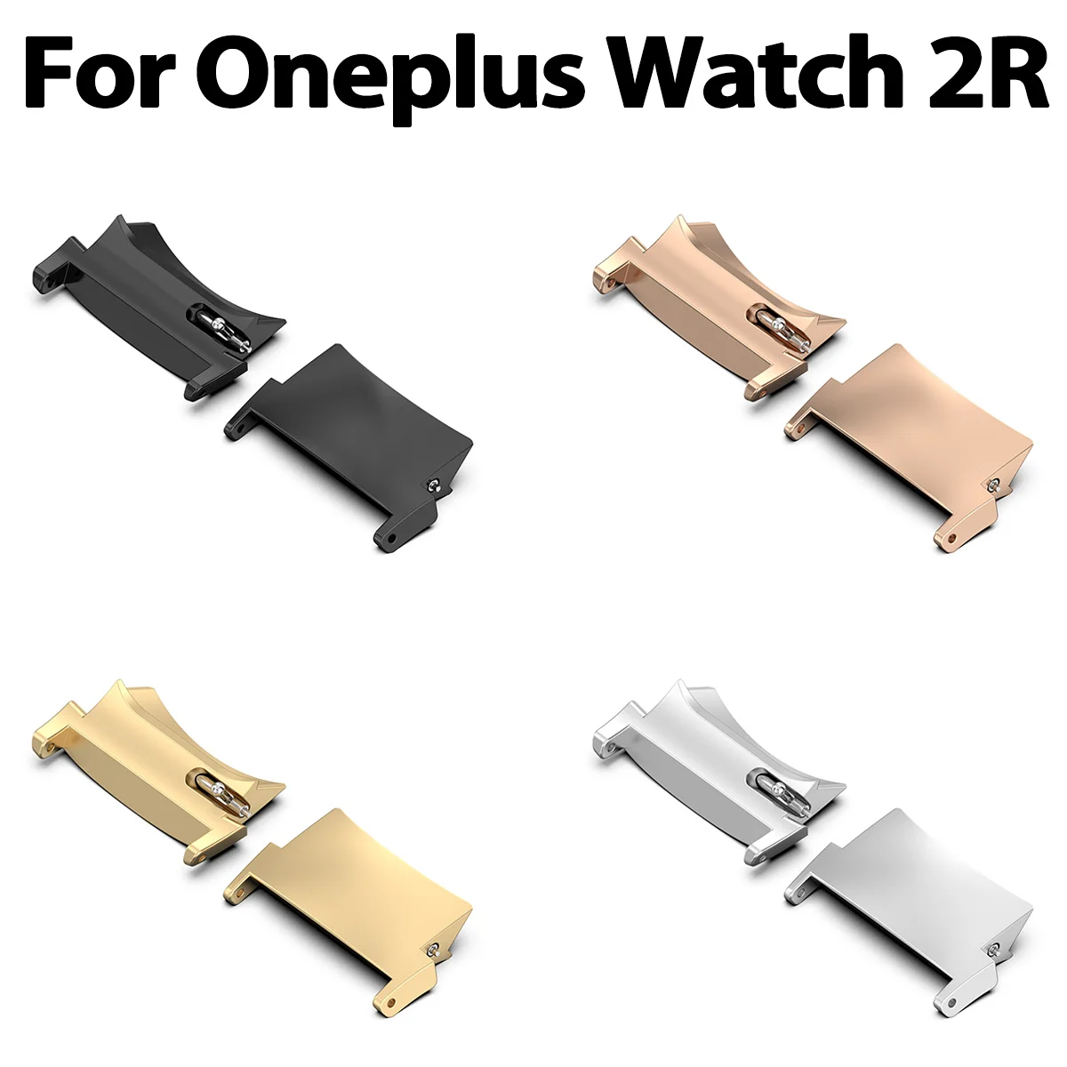 Conector para Oneplus Watch 2R, adaptador de ajuste rápido de acero inoxidable, accesorios de correa de reloj