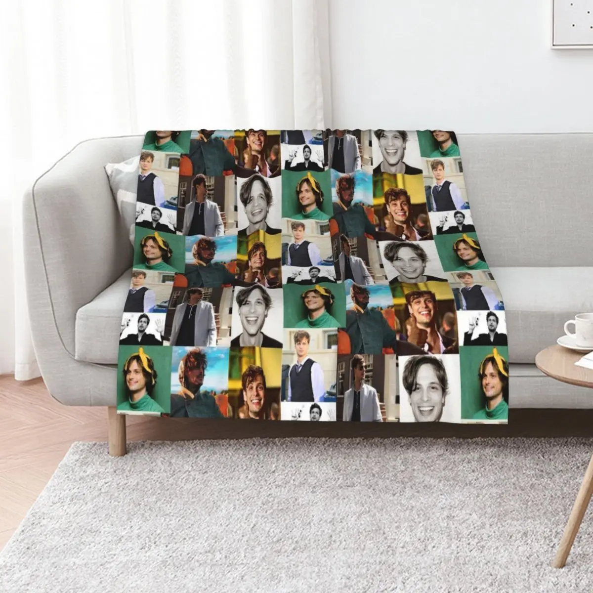 Matthew Grey Gubler Throw Blanket Cute Plaid For Baby heavy to sleep Summer Thermal Retros Blankets