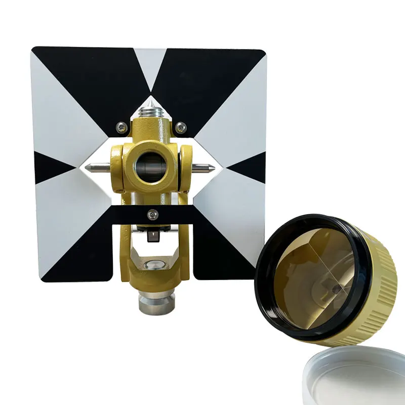 SINGLE PRISM FOR TOP-CON TOTAL STATIONS SURVEYING constant 0mm 5/8x11 thread Prism Holder Target soft bag ALL METAL