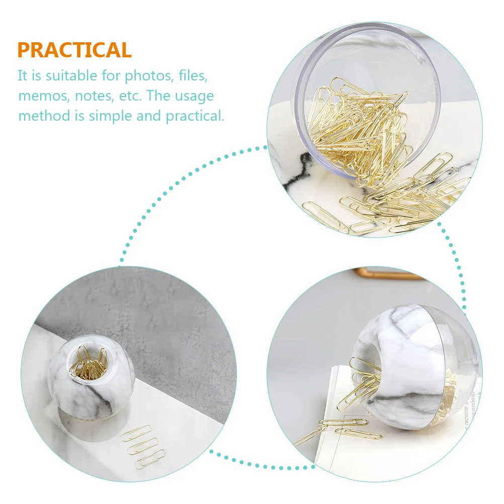 

100Pcs Metal Golden Paperclips Easyinstalldisassemble Convenientuse Goldpaperclips Officeschoolmultipurpose Accessories