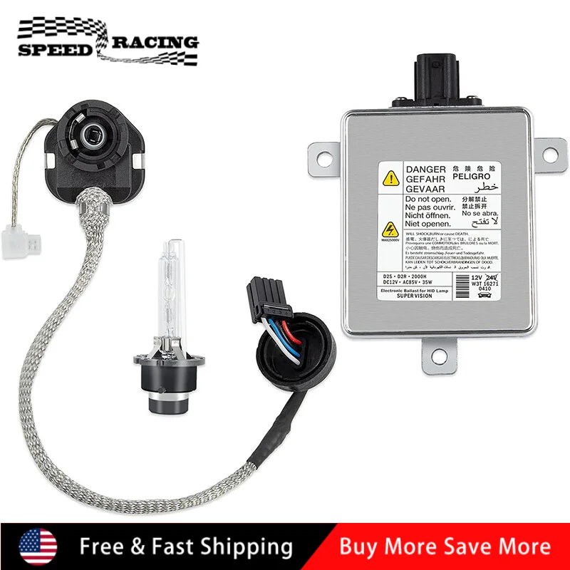 

HID Xenon Ballast & Igniter & D2S Bulb For 2013-2014 Acura ILX 1.5L 2.0L 2.4L 2010-2011 Honda Accord Crosstour 3.5L Sliver