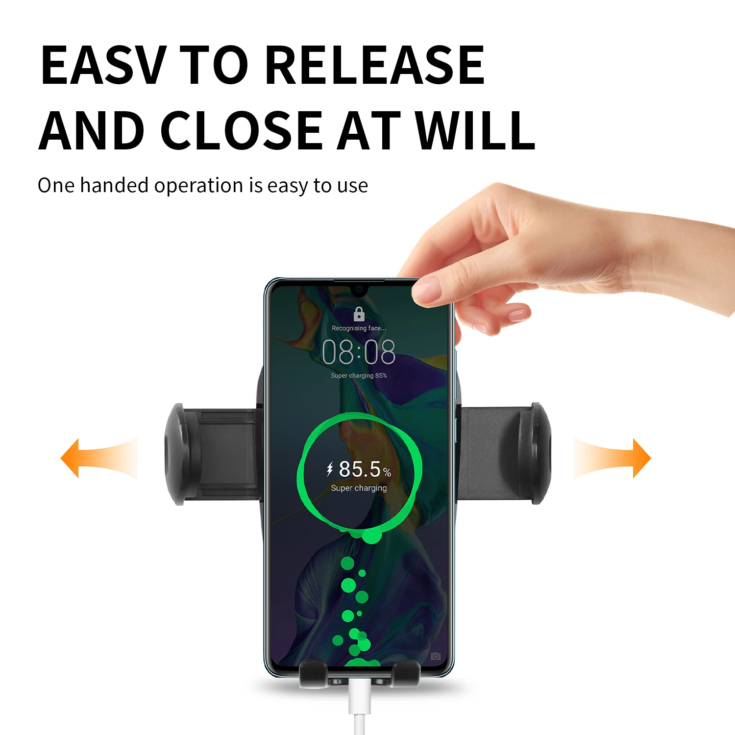 

Держатель для мобильного телефона на экран автомобиля для Chevrolet Malibu 2022-2023, 10-дюймовый экран, беспроводное зарядное устройство, кронштейн для GPS, гравитационная подставка