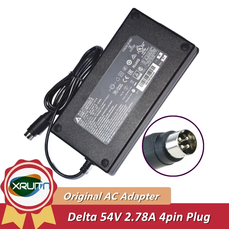 

Genuine DELTA ADP-150AR B 54V 2.78A 150W 4PIN AC Adapter Charger For CISCO SG300 SG350-10MP 10-PORT SG350-10MP-K9 Power Supply