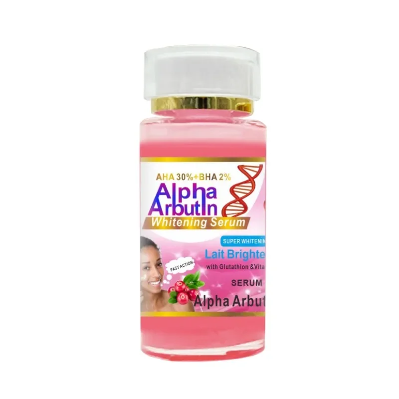 Alpha Arbutin Serum AHA 30%+ BHA 2%  Keeps Face Smooth Brightening Moisturizing Improving Dullness Dark Skin Beauty Care Cream