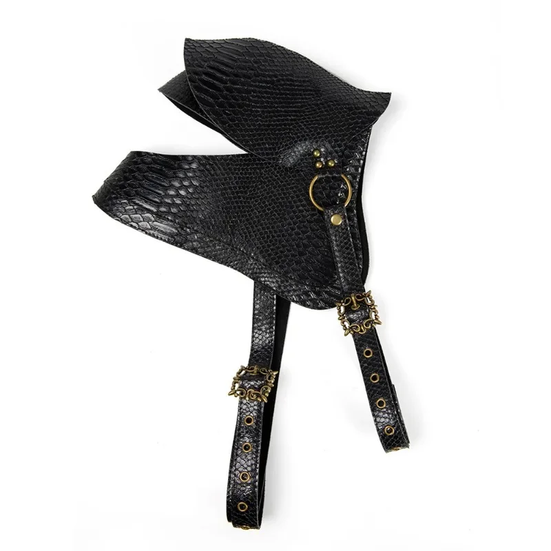 

European and American punk armor female armor, shawl vest halloween cape cosplay