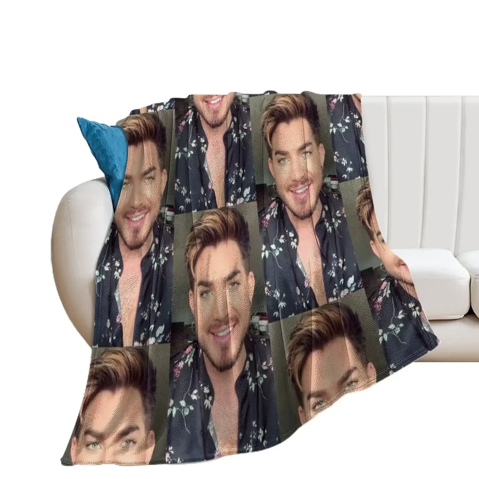 Such a beauty Adam Lambert Throw Blanket Sofas Bed Fashionable christmas gifts Blankets