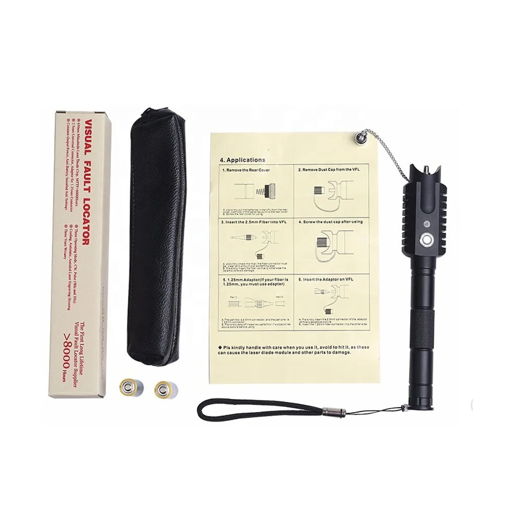 VFL 30MW Rugged AND Weatherproof Fiber Optic Tester With 30km Distance Red Laser