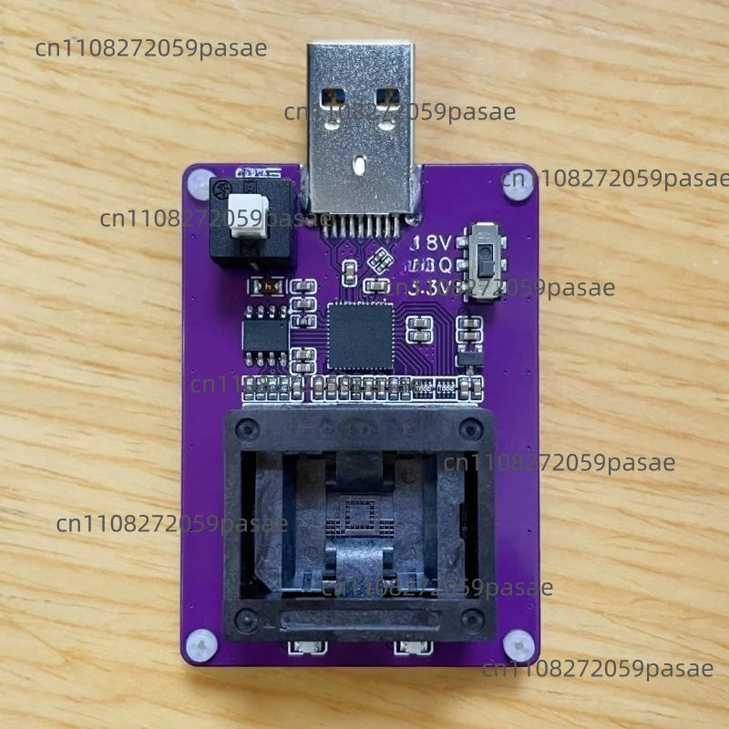 

EMMC153 Programming Socket To USB 3.0 Image Read/Write EMMC Chip Test BGA153 Test Socket GL3224E