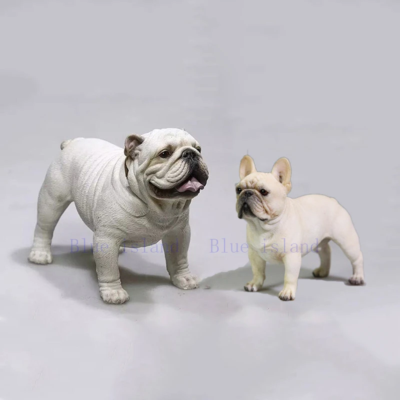 Silicone Mold Plaster Epoxy Bulldog Model Design Cute Puppy Design DIY Diffuser Stone Mould Tools Forms