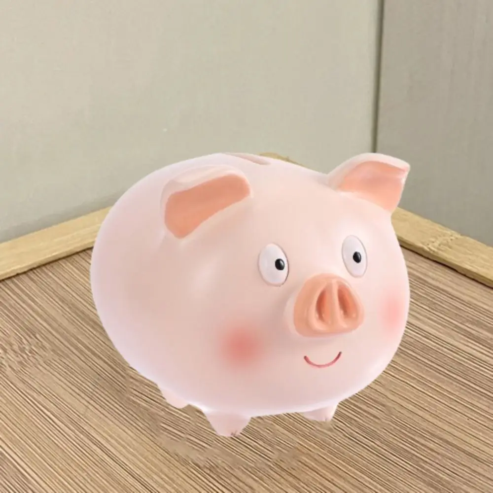 Tirelire Anti-chute décorative, grande capacité, boîtes d'argent de dessin animé, réservoir d'épargne, modèle cochon à collectionner