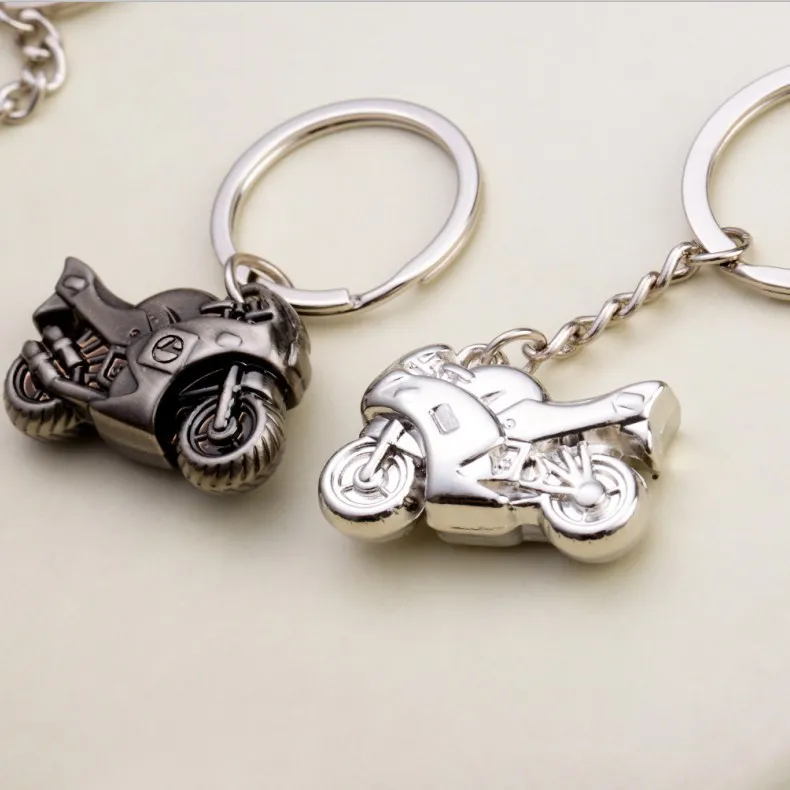 Trendy Hip-hop Simulation Three-dimensional Motorcycle Keychain High-end Current Cool Street Jewelry Pendant Fashionable Elegant