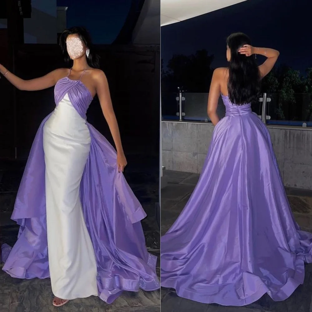 Simples Halter A linha Quinceanera vestido, Shirred cetim, personalizado em camadas, Arábia Saudita es, até o chão