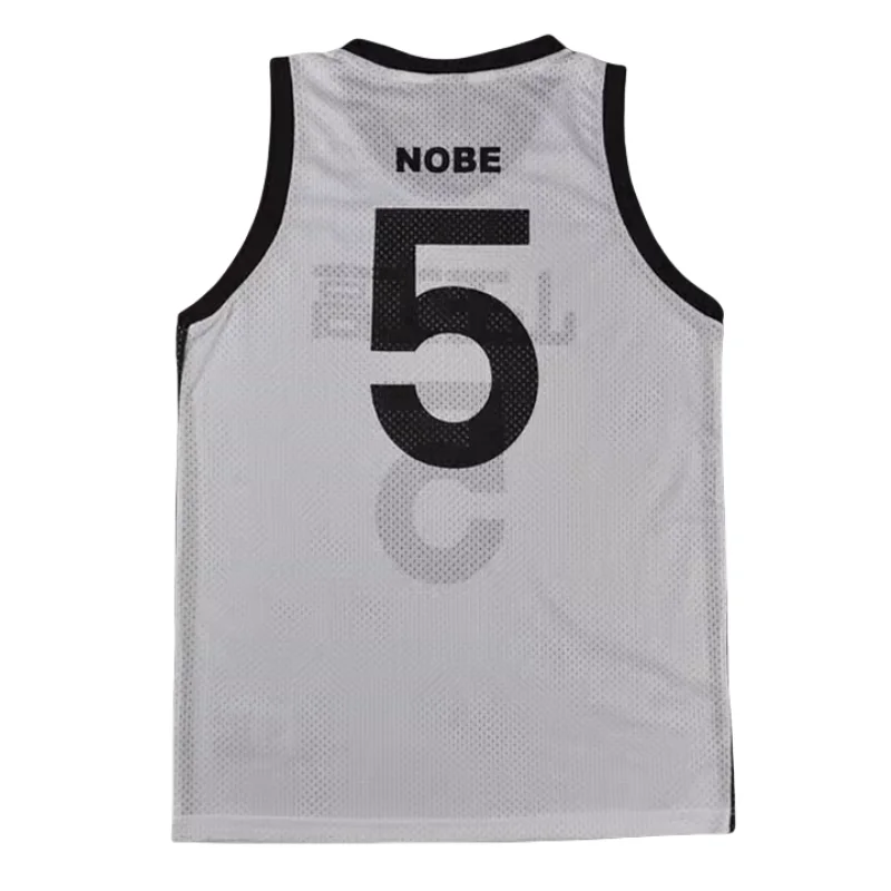 Anime Slam Dunk Akita Sannoh #5 Nobe Masahiro Basketbal Jersey Cosplay Heren Shirt Witte Tops