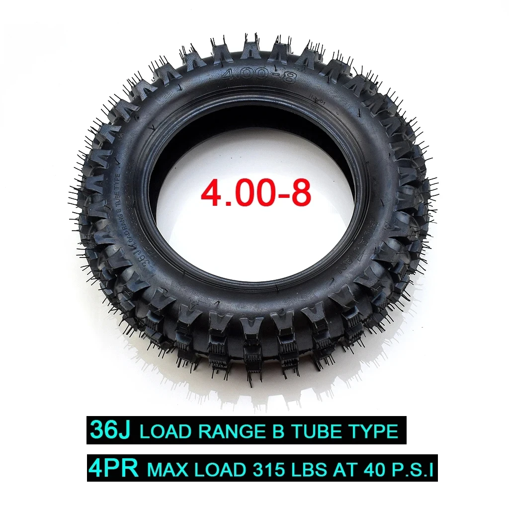 4.80 4.00-8 STUD TIRE Tyre Tire 8 inch STUD Tyre For Lawn Tractor Wagon Snowblower Off-Road Trailer Tire Vacuum Tyre ATV