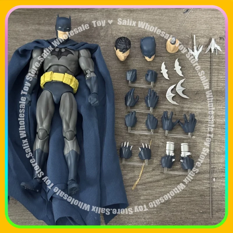 

In Stock Original Mafex 1/12 Ruce Wayne Batman Blue Anime Action Figures Pvc Collection Statue Collection Figures Gifts Toys