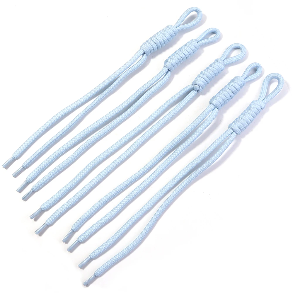5 teile/los Bunte Geflochtene Lanyard Schlüsselbund Handgemachte Knoten Nylon Seil Schnur Gewinde Für DIY Schlüssel Kette Anhänger Tasche Zubehör