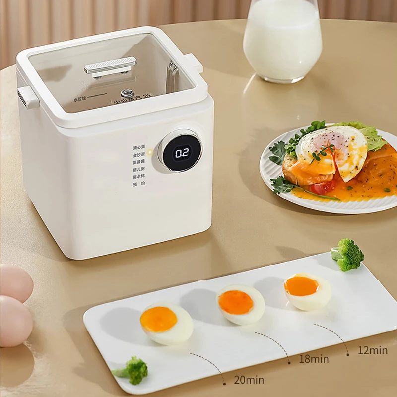 

600W Egg Boiler Steamer Multicooker Electric Egg Cooker Egg Custard Automatic Steaming Cooker Stew Cup Breakfast Machine 220V