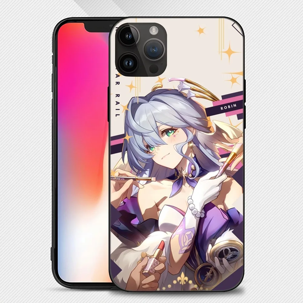 Honkai Star Rail Robin Phone Case iphone15 14 13 12 11 Pro Max Mini X 7 8 Soft Case