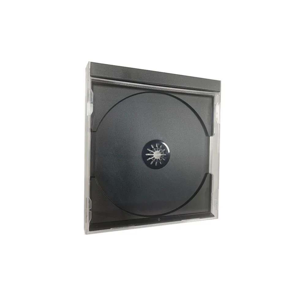 صندوق تعبئة أقراص مضغوطة بلاستيكي عالي الجودة لصندوق ألعاب PS1 صندوق تخزين قرص واحد حافظة عرض واقية