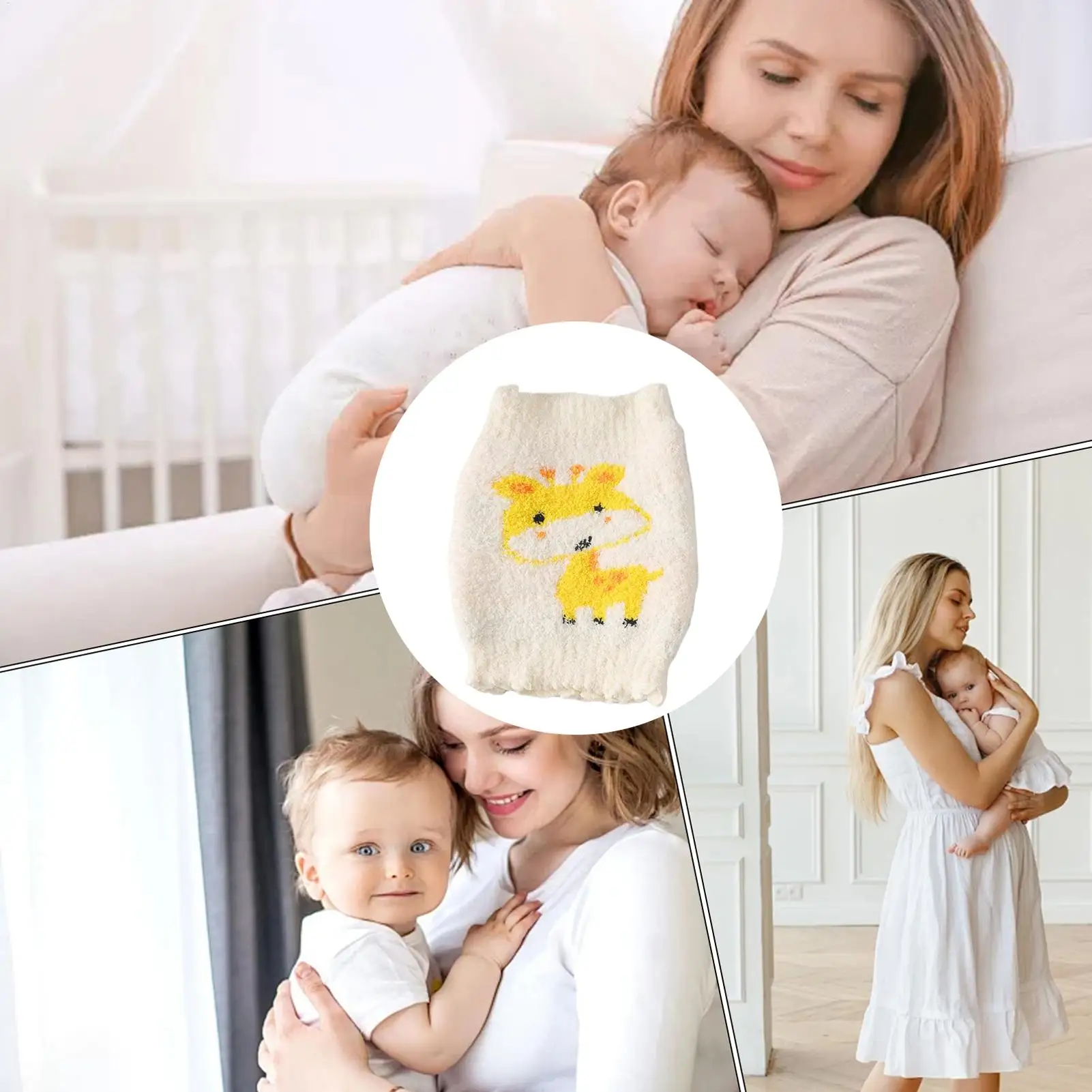 

Kids Belly Wrap Cartoon Plush Waist Support Winter Waist Support Belly Wrap For Relief Comfort Cold Weather Indoor Nursery Home