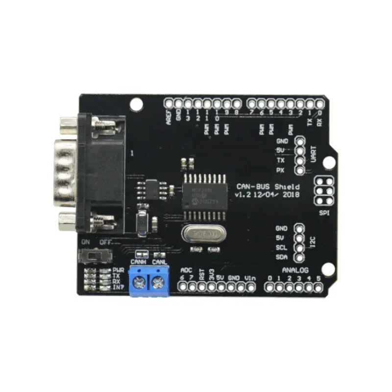 DIY KIT MCP2515 EF02037 CAN BUS Shield Controller Board Communication Speed High CAN V2.0B Module For Arduino For Freaduino