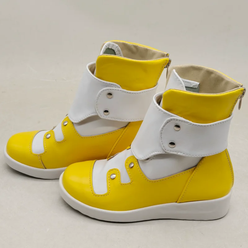 Anime-Karte Sakura LI SYAORAN Stiefel Cosplay-Schuhe Gelber Kampfanzug 10-Stil nach Maß