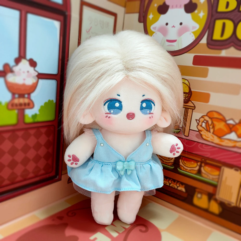 20cm IDol Doll Plush Cotton Star Dolls Kawaii Stuffed Baby Plushies No Attributes Dolls Toys Fans Collection Children Gifts