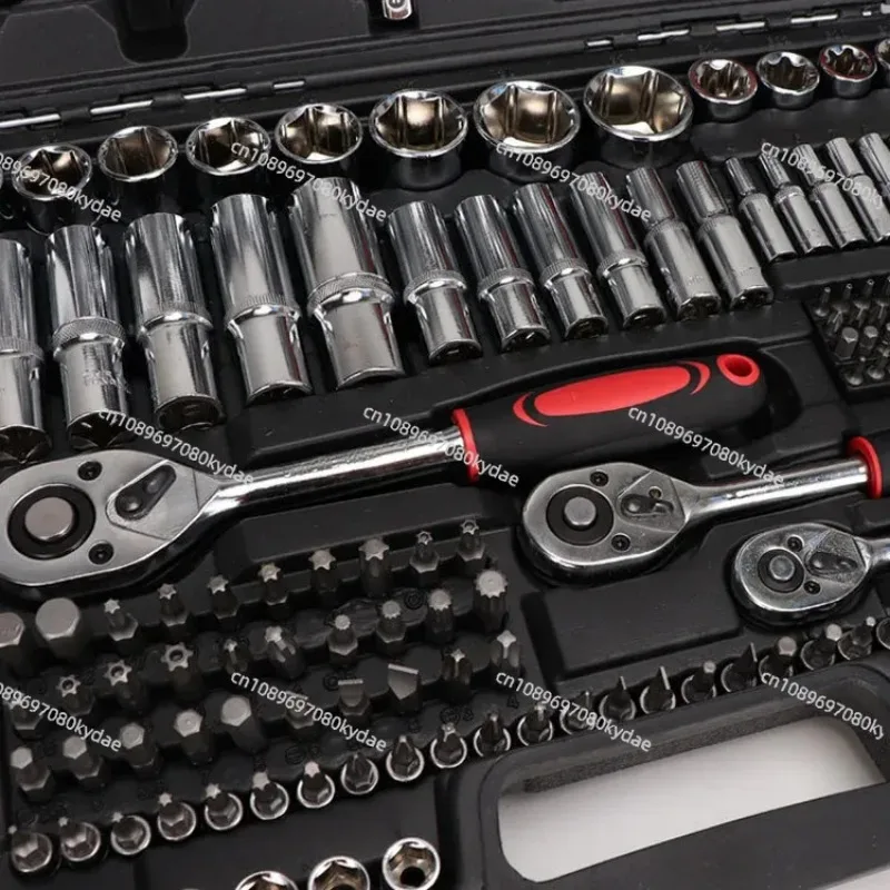 216 Piece Herramientas Auto Repair Spanner Ratchet Wrench Steel Car Tool DIY Automotive Mechanic Home Tool Kit Set