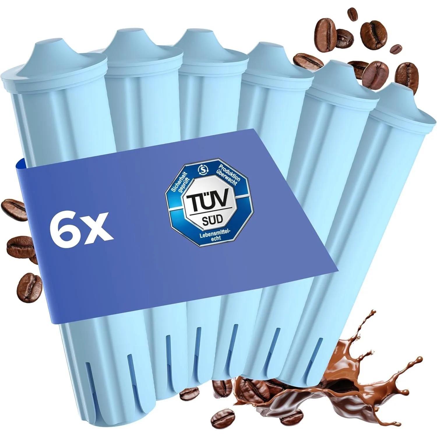 Filtro de agua que reemplaza el filtro azul para máquinas de café Jura totalmente automáticas, elimina sustancias nocivas, solo reemplaza los filtros azules.