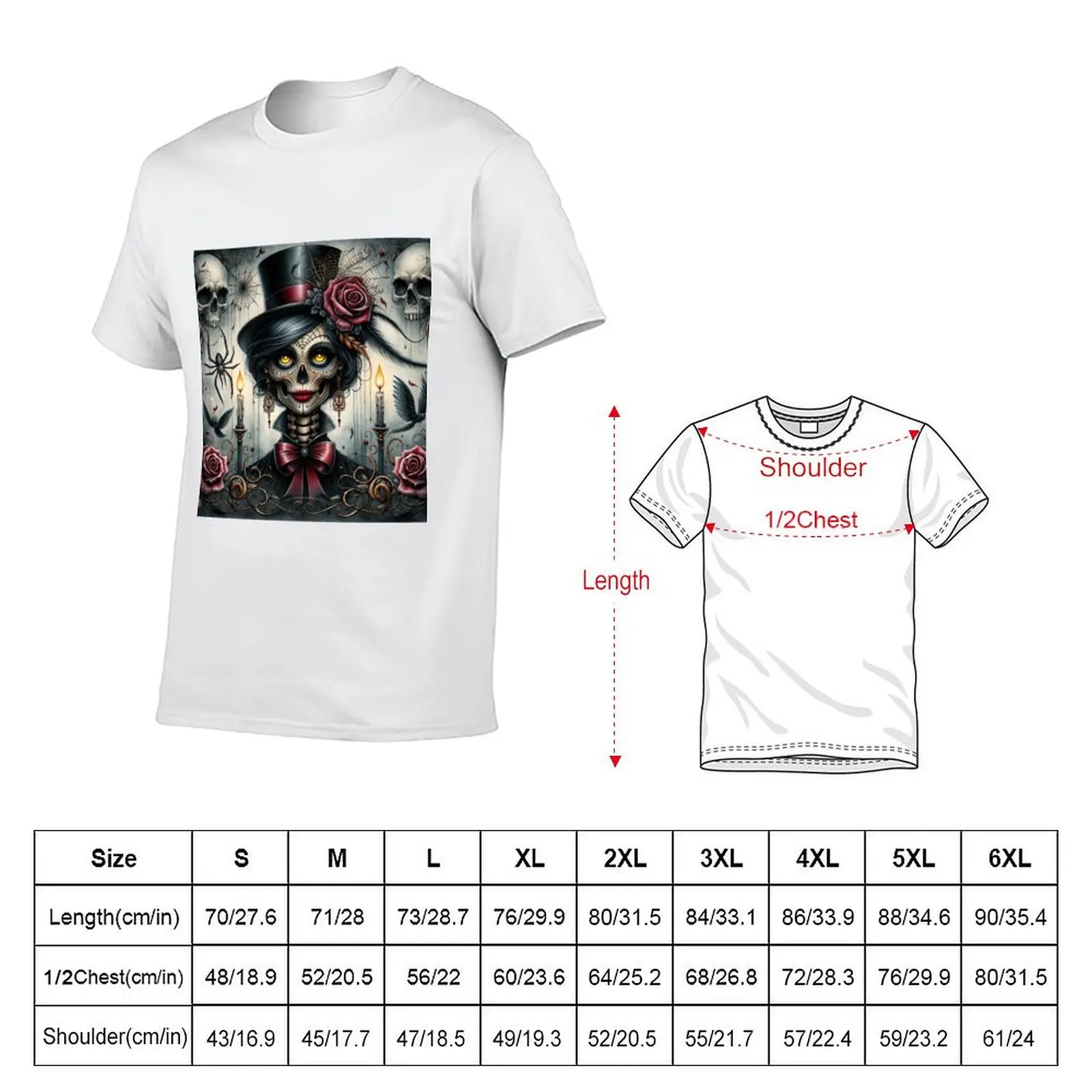 T-Shirt man Gothic Abigail heavy t man Doll shirt personalised percent Design for cotton t t shirt 100 T-Shirt cotton shirt
