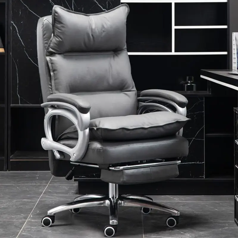 

Leather boss chair can lie business luxury office sofa chair massage chair comfortable sedentary home computer chair.