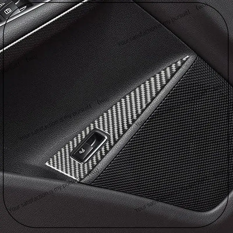 For Mercedes Benz CLA C117 GLA X156 A Class W176 Trunk Switch Button Cover Carbon Fiber