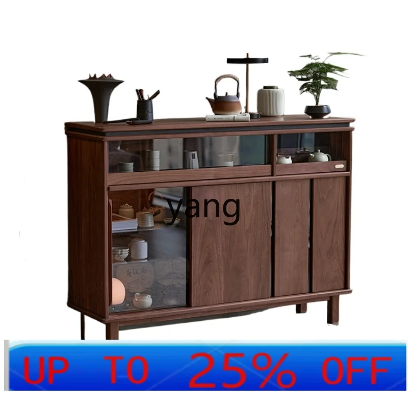 

YJQ чайный шкаф из цельного дерева, диван, боковой шкаф, обеденный низкий книжный шкаф для спальни