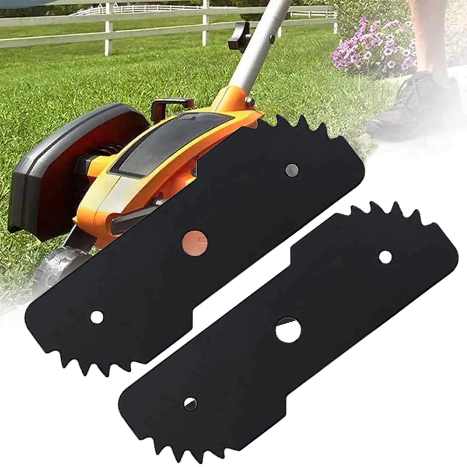 Edge Hog Cutter Replacement Trimmer Edger Cutter 2 Pieces High-Strength Landscape Trimmer Parts For Adults Enthusiasts Beginners