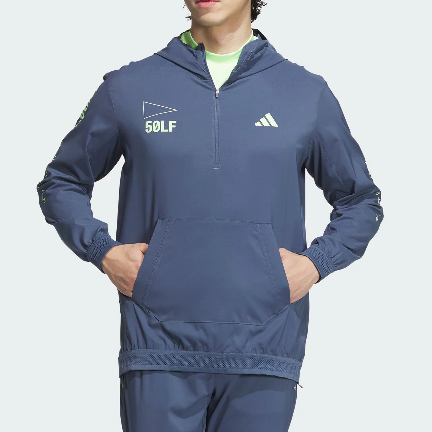 

Adidas Official Genuine Golf Men's Half-Zip Hooded Sweatshirt IN9006
