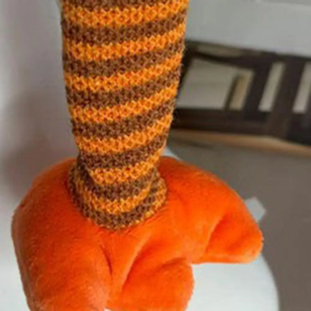 Festival Turkey Headwear Plush Turkey Headwear with Movable Legs Soft Lining Comfortable Fit Thanksgiving Festival Party Hat
