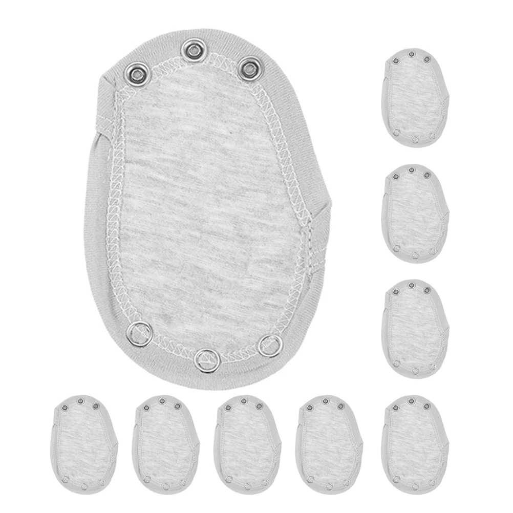 

9pcs Baby Bodysuit Extenders Double Layer Cotton Jumpsuits Snap Extension for Toddler Boy Girl Soft Breathable