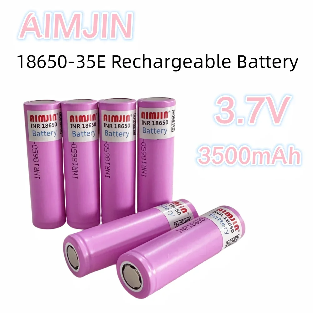 

INR 18650-35E 3.7V 3500mAh rechargeable lithium-ion battery external replacement battery