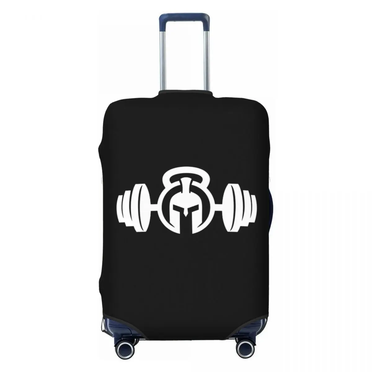 

Custom Spartan Gym Logo Luggage Cover Cute Bodybuilding Fitness Muscle Suitcase Protector Covers Suit For 18-32 inch