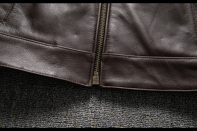 2025 dunkelbraune Herbst-Lederjacke für Herren, intelligenter lässiger Stil, Übergröße 5XL, echtes natürliches Rindsleder, Umlegekragen-Mantel