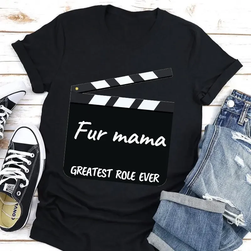 Mama Needs Coffee 프린트 여성 T 셔츠 반소매 O 넥 느슨한 여성 Tshirt Ladies Tee Shirt 탑 의류 Camisetas Mujer