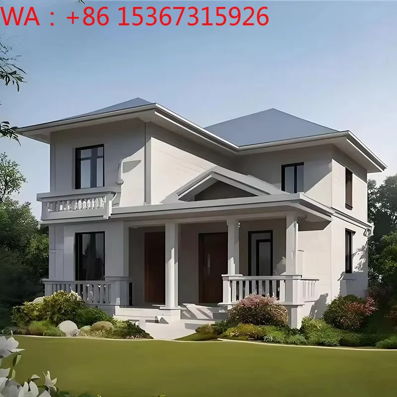 

Custom Simple Steel Structure Prefabricated Luxury Villa Apartment Building