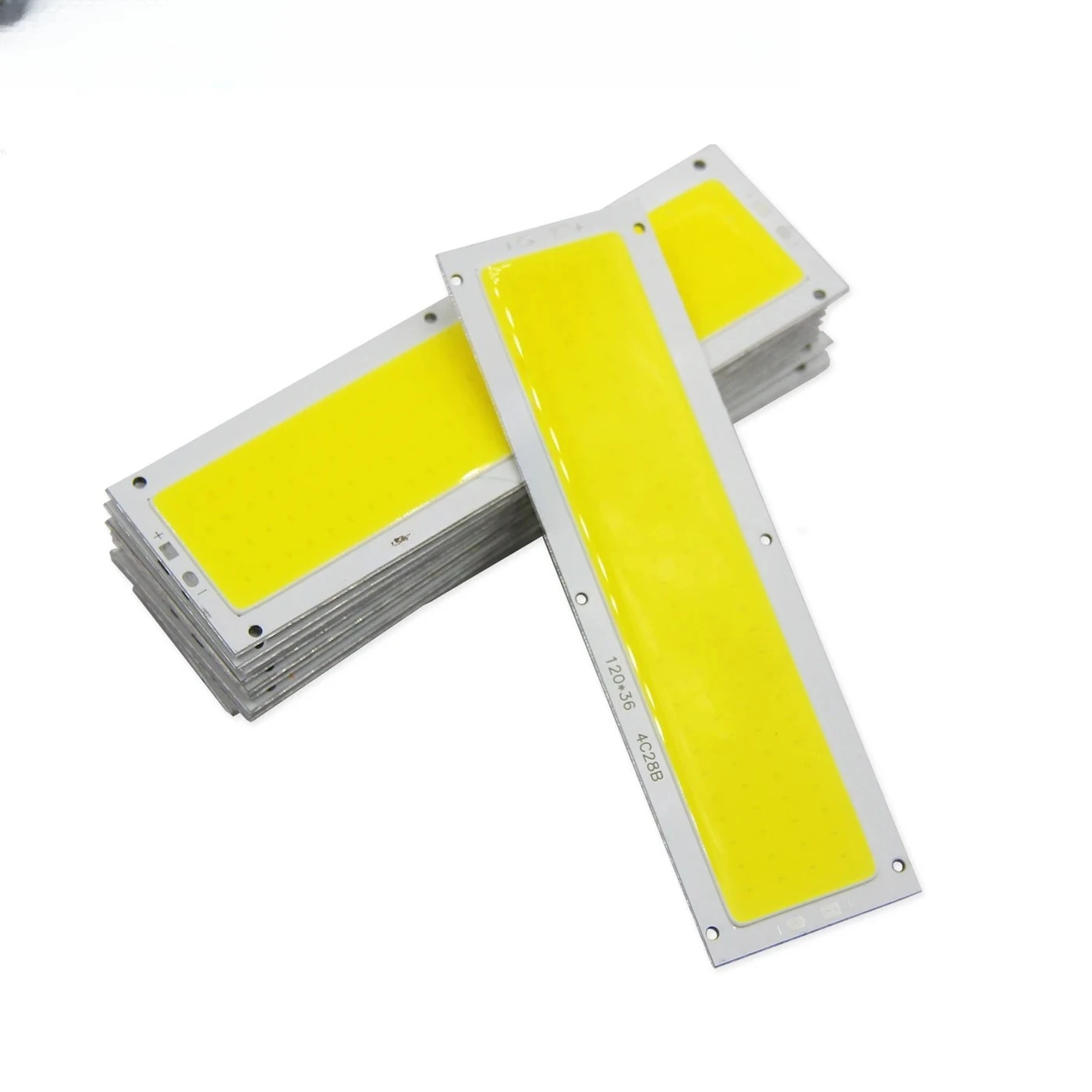 12W Chip Light Source Strip Bulb Panel - Warm/Natural/Cold White/Blue/Red/Green Colors 120x36mm for DIY Car Lamp image 5