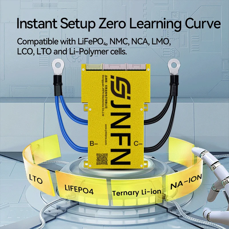 ANT BMS 13S 16S 20S 24S 36V 48V 60V 72V LiFePO4 LTO Li-ion 18650 3.2V 3.7V Battery Pack Smart BMS 40A 80A 150A 200A 300A image 4
