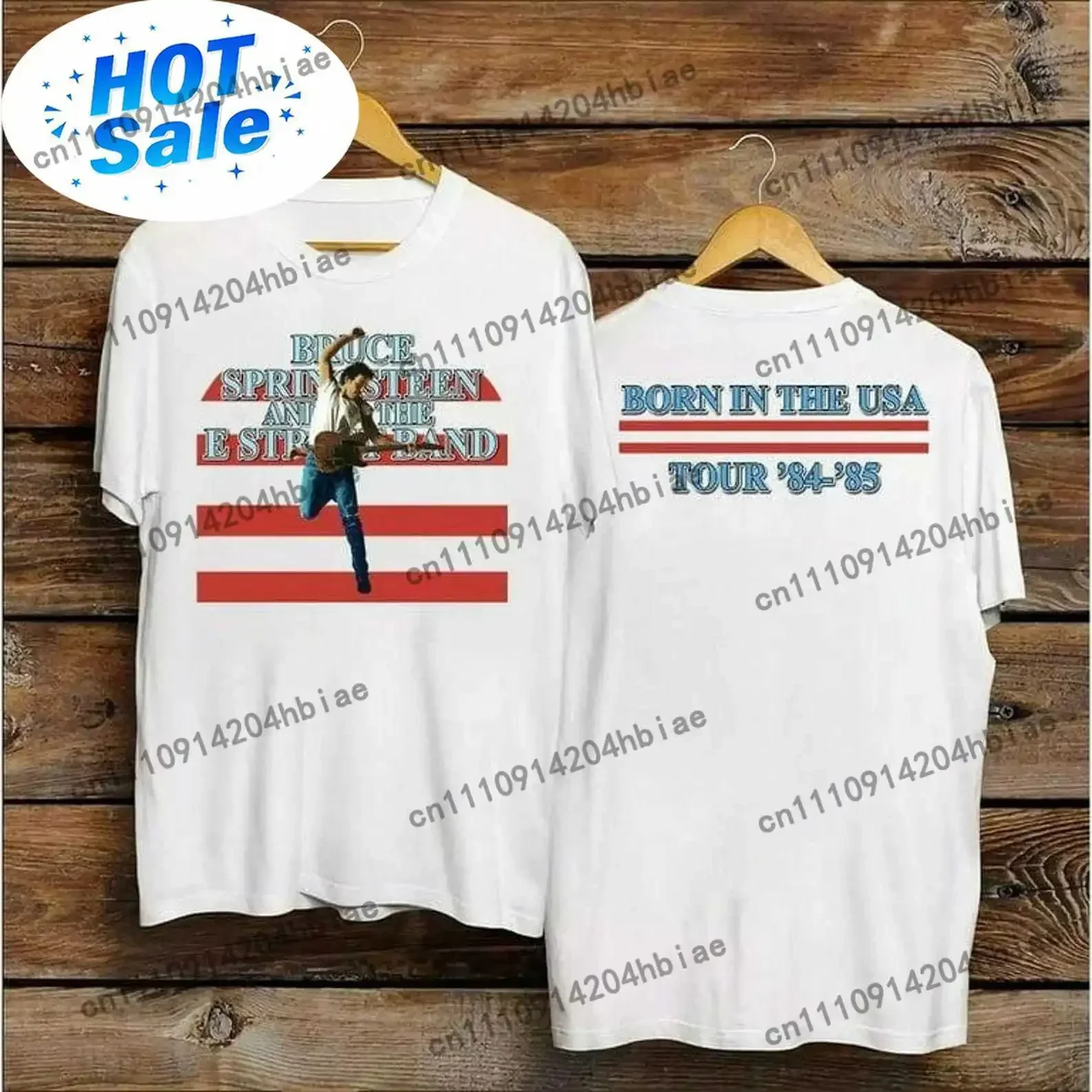 Bruce Springsteen Born In The USA World Tour 84 85 T-Shirt